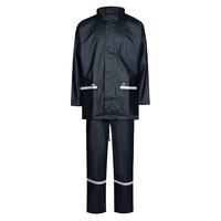 REGNSET LR1389-07 SVART S PU 170 G/M2