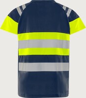 T-SHIRT 7880 GPST VARSEL KL 1 FUNKTION GUL/MARINSTL L