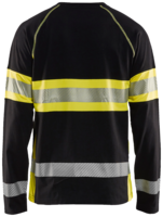 T-SHIRT 35101030 SVART/GUL L
