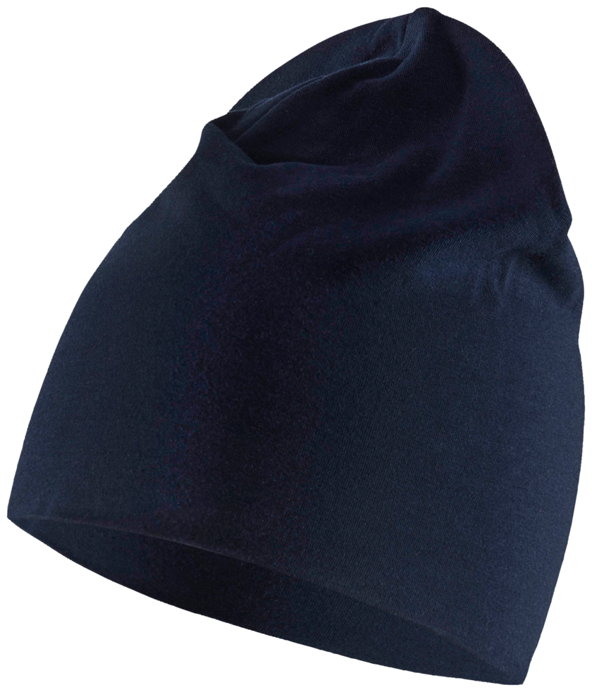 Cotton beanie Mörk Marinblå on 95% cotton, 5% elasthane, piqu