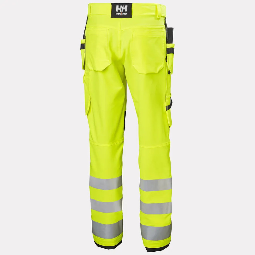 HANTVERKSBYXA 77428 ALNA 4X KL2 HIVIS GUL D108