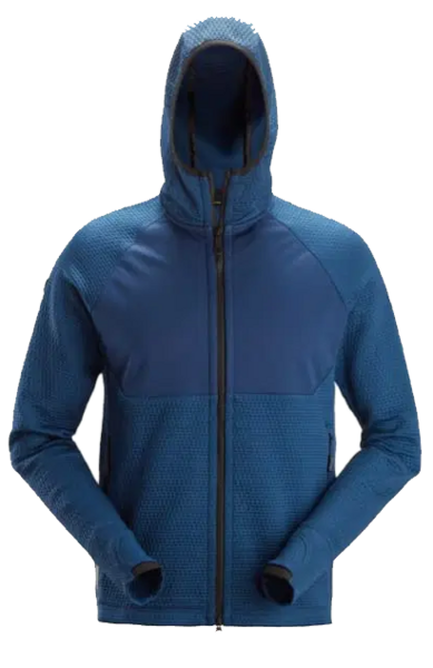 HOODIE HELZIP FW M.BLÅ XS