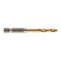 METALLBORR SW HSSG TIN 4,5MM Slagtåliga HSS Titanium borr m