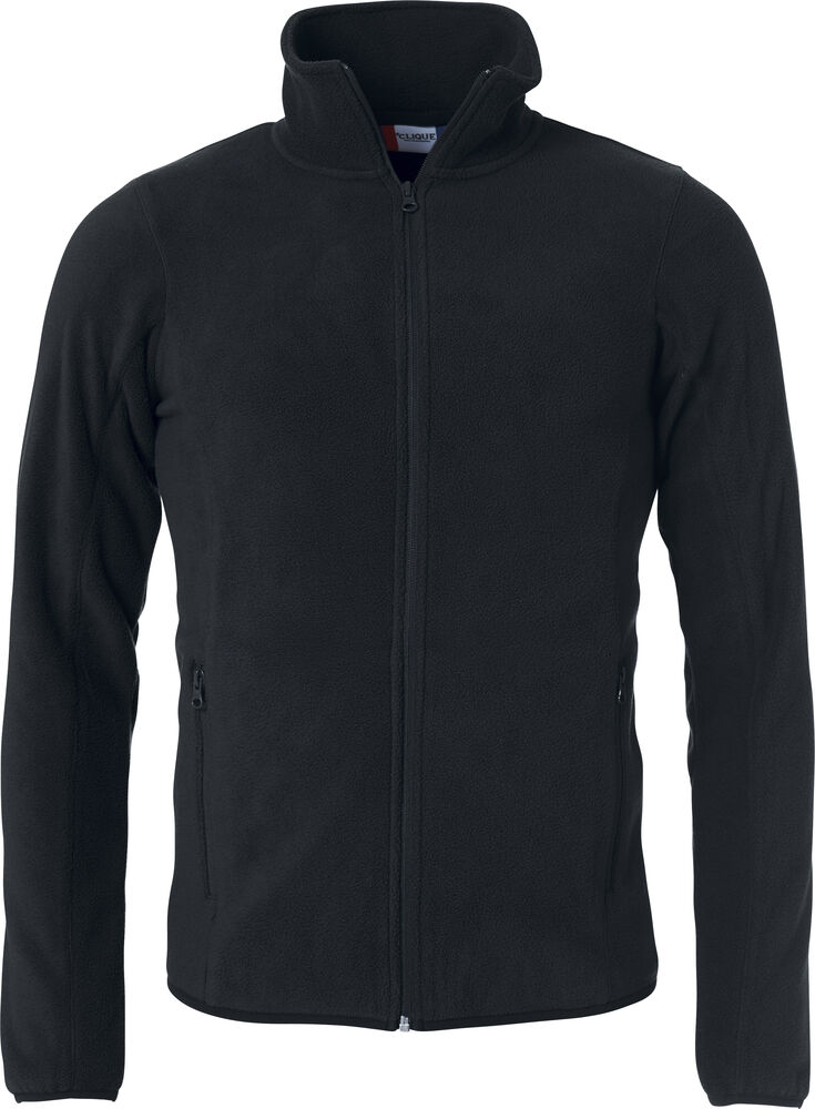 Basic Polar Fleecejacka Svart 4XL