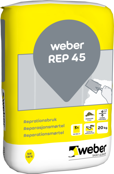 Reparationsbruk rep 45 20kg Weber