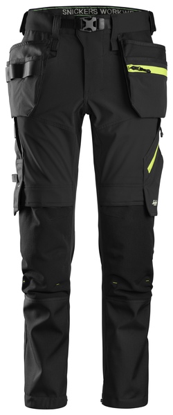 Byxa+HF Softshell FW Svart/Neo ngult Stl: 054