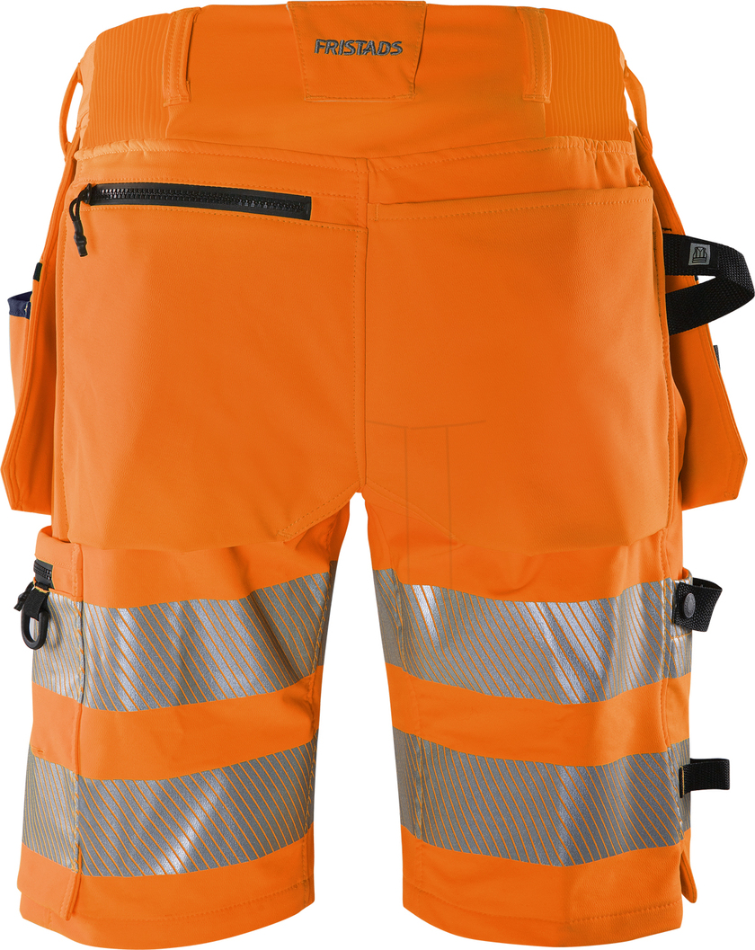 SHORTS 2646 GSTP GREEN VARSEL VARSELORANGE/MARINBLÅ STL C44