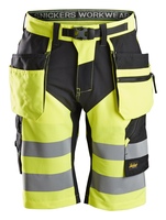 Arbetsshorts+ HF FW KL1 Stl:46 Varselgul/Svart