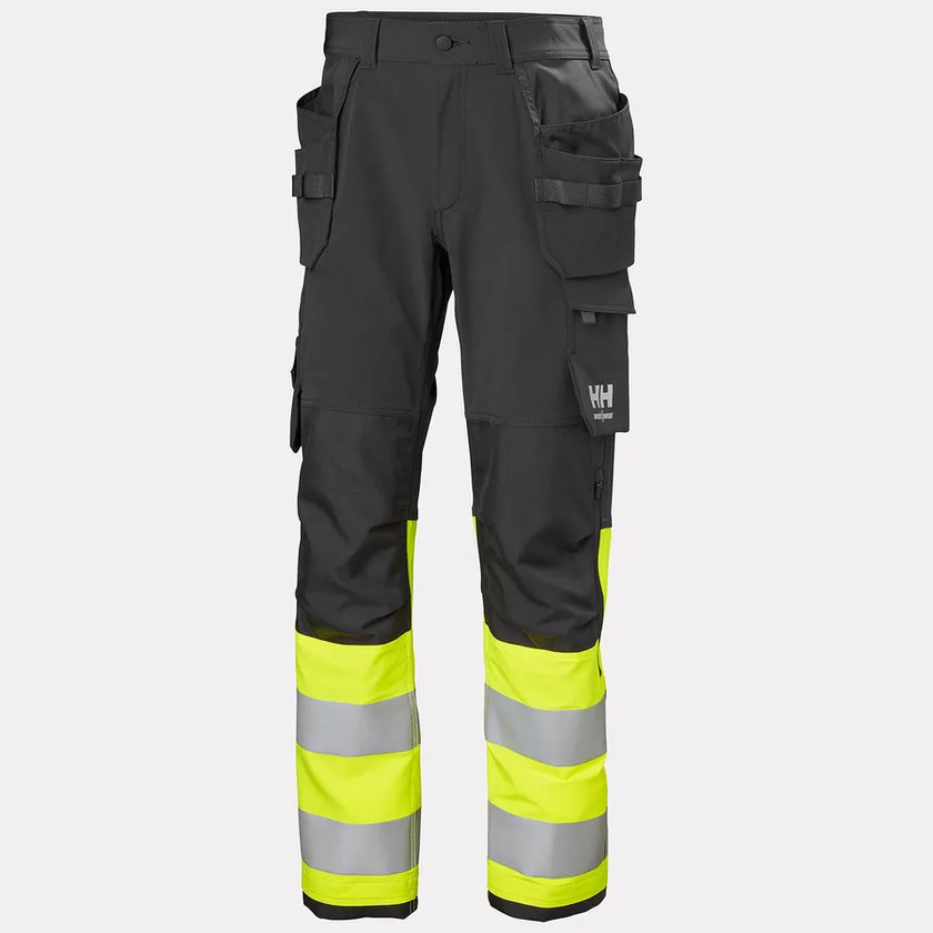 HANTVERKSBYXA 77427 ALNA 4X KL1 HIVIS GUL C68