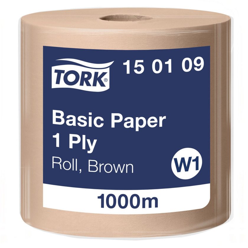 Torkpapper Basic W1 1000m brun