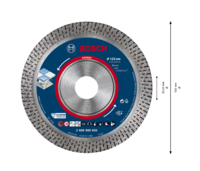 DIAMANTSKIVA HARDCERAMIC 125MM