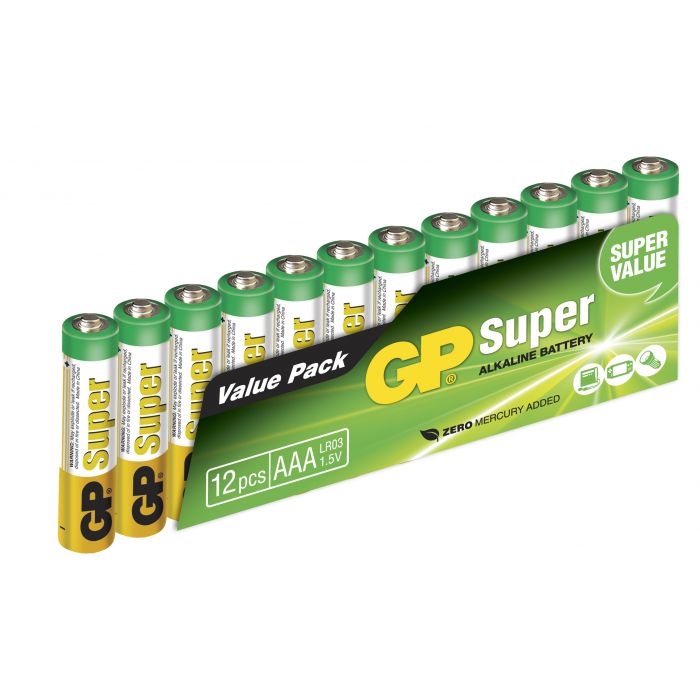 BATTERI LR03/AAA SUPER 12-PACK