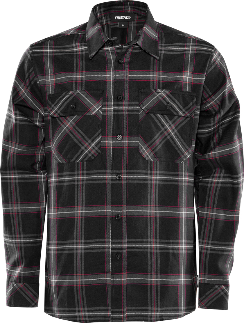 FLANELLSKJORTA 7421 MSF SVART STL 2XL
