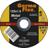 KAPSKIVA INOX 125X1,0X22, 2MM