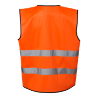 Varselväst orange zip klass 2  One size