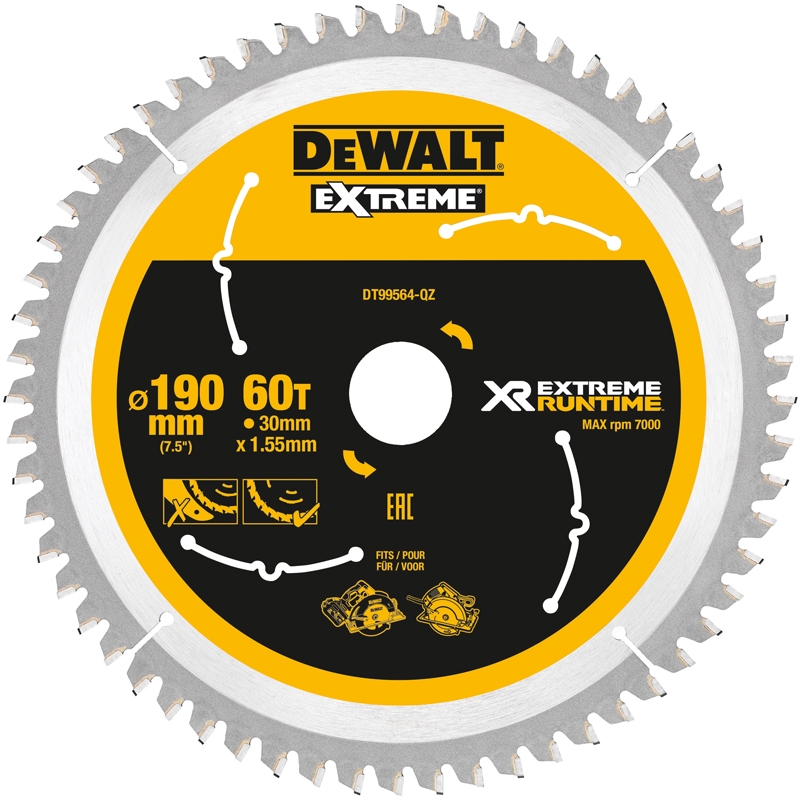 SÅGKLINGA XR 190MMX30MM 60T TRÄ