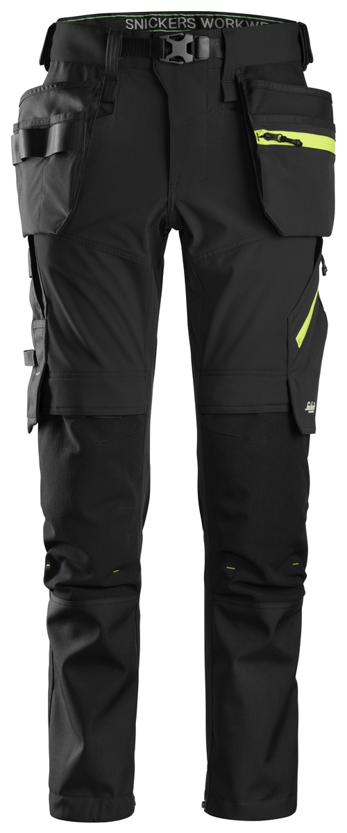 Byxa+HF Softshell FW Svart/Neo ngult Stl: 054