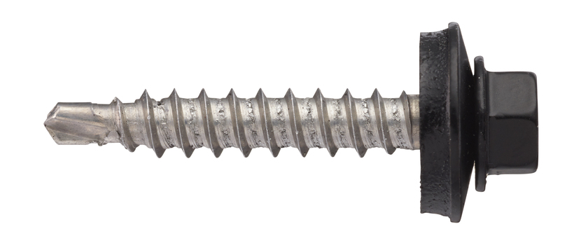Farmarskruv trä svart 5,5x35mm alumin 150p VSB
