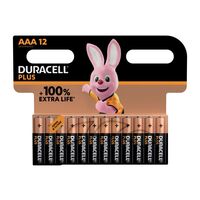 BATTERI PLUS POWER AAA 12 PK