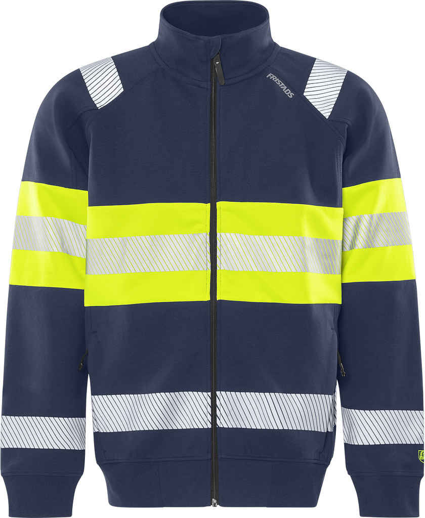 JACKA 7531 GKC SWEATSHIRT VARSEL KL 1 GUL/MARIN STL XL