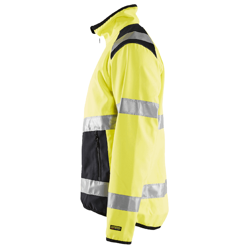 Varseljacka Softshell Varselgul/Svart XXL