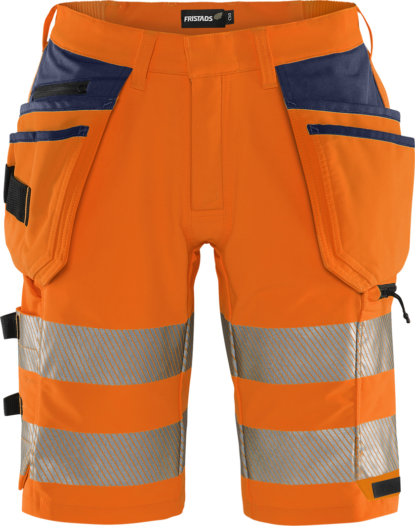 SHORTS 2646 GSTP GREEN VARSEL VARSELORANGE/MARINBLÅ STL C44