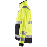 Varseljacka Softshell Dam Varselgul/Svart XL