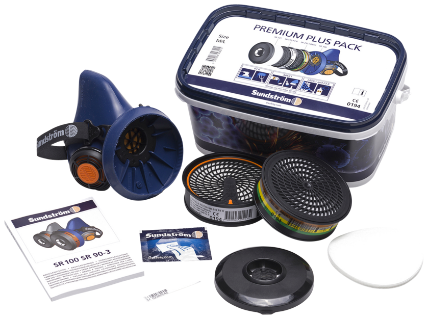 HALVMASK SUNDSTRÖM SR 100 PREM IUM PLUS PACK M/L