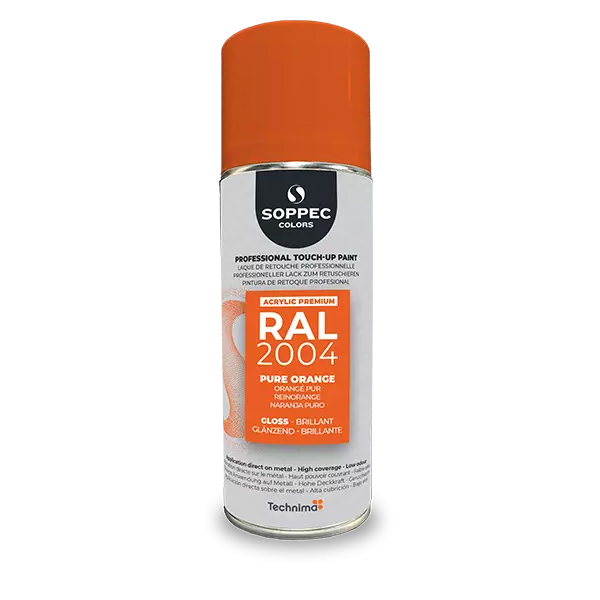 Industrial top coat Akryl RAL 2004 pure orange 400 ml