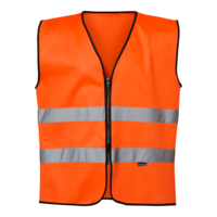 Varselväst orange zip klass 2 One size
