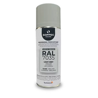 Industrial top coat Akryl RAL  7035 ljusgrå 400 ml