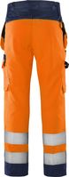 HANTVERKARBYXA 2641 GREEN KL 2 GPLU VARSELORANGE/MARIN C146