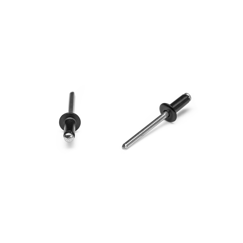 Popnit alu/stål svart 3,2x8mm kullrig 250p ANS