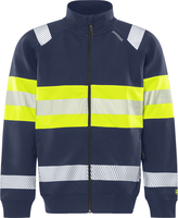 JACKA 7531 GKC SWEATSHIRT VARSEL KL 1 GUL/MARIN STL XL