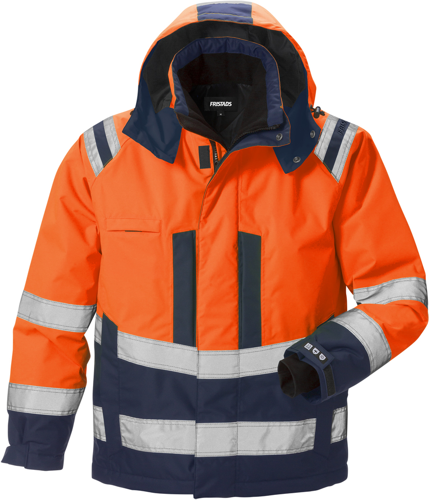 VINTERJACKA VARSEL 4035 GTT VARSELORANGE/MARIN STL 3XL