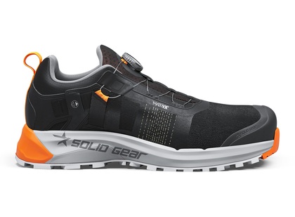 SKYDDSSKO HAZE 2 FLY LOW 37 SVART/MÖRKORANGE