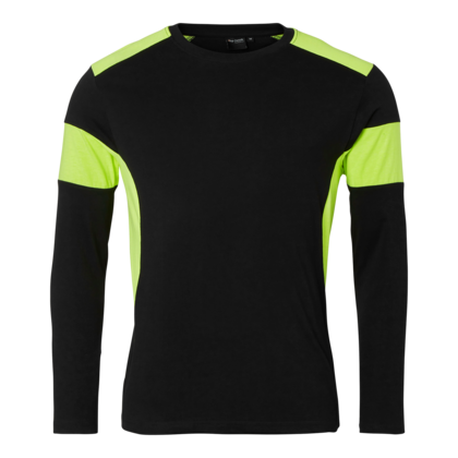 T-shirt 212 l.ä svart/gul XS