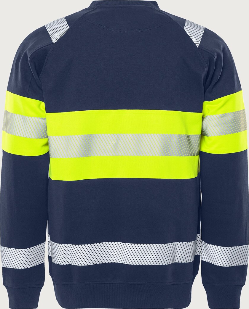 SWEATSHIRT 7530 GKC VARSEL KL 1 GUL/MARIN STL 2XL