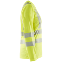 UV-skyddad långärmad varsel-t-shirt dam Varselgul M