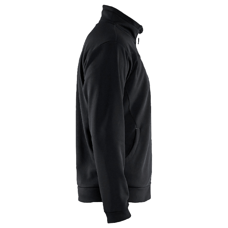 Sweatshirt Full Zip Svart/Mörkgrå 3XL