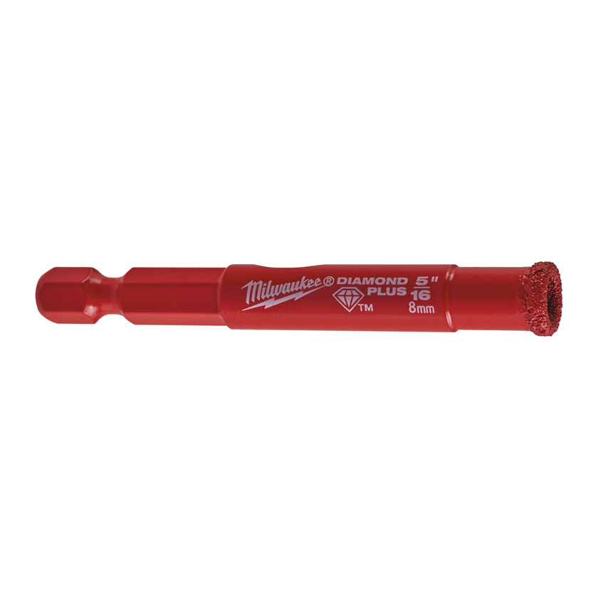 DIAMANTBORR DPLUS 8MM 1/4HEX Hålsågar med diamantförsedda k