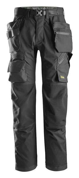 Golvläggarbyxa i Stretch Stl:1 56 Svart