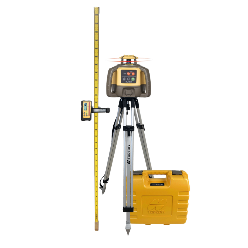 PLANLASER KOMPL.RL-H5A TOPCON Mottagare, stativ, mätstång.