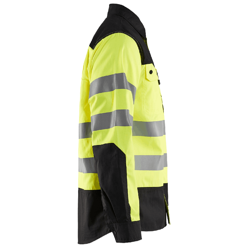 Varselskjorta Varselgul/Svart XXXL