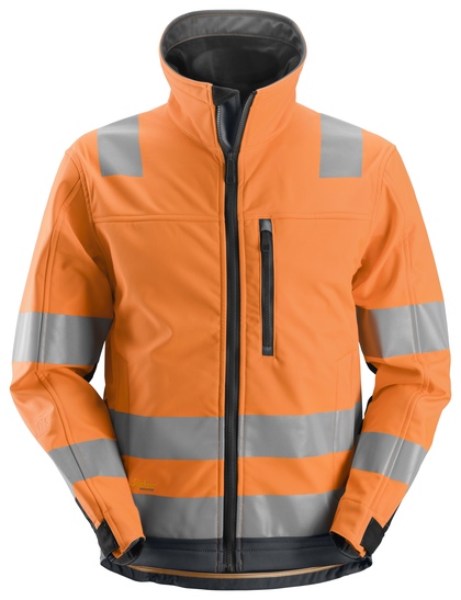 JACKA SOFTSHELL AW KL3 VARSELORANGE STL: S