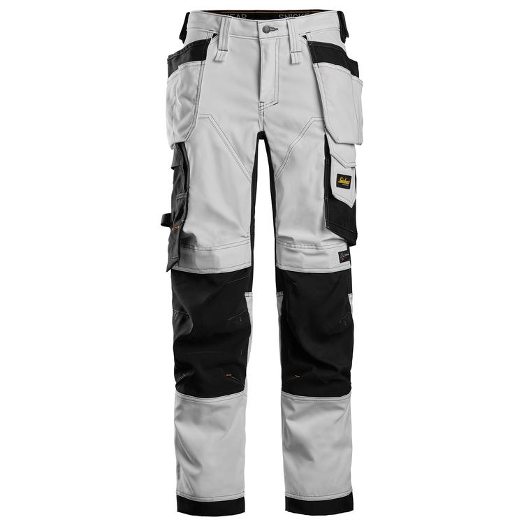Arbetsbyxa Dam HF AW Vit/Svart  Stl: 040