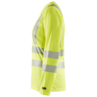 UV-skyddad långärmad varsel-t-shirt dam Varselgul M