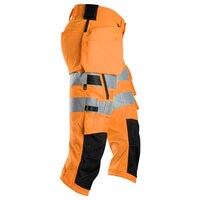 Piratbyxa stretch HF kl 2 Vars elorange/Svart Stl 50