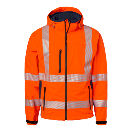 Jacka 3-lagers varsel orange M