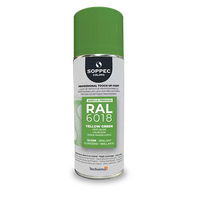 Industrial top coat Akryl RAL  6018 gulgrön 400ml